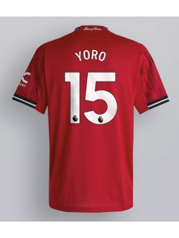 Billige Manchester United Leny Yoro #15 Hjemmedrakt 2025-26 Kortermet